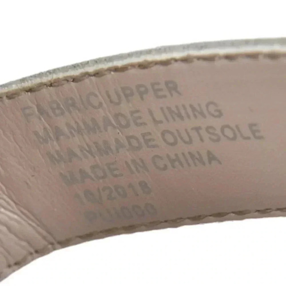 Carvela  Stiletto Heel Sandals Silver Metallic Sling back Size 37 - Picture 13 of 15